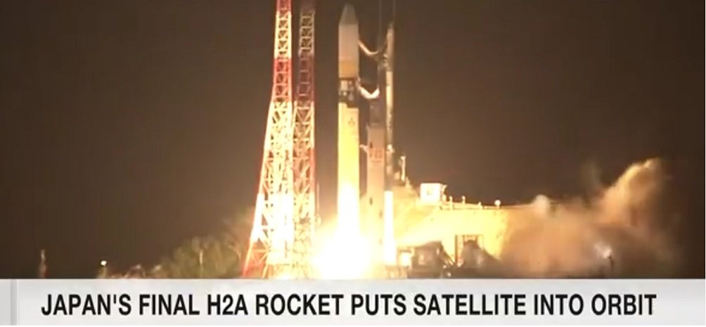 Foguete H2A coloca satélite em órbita